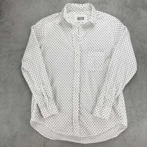Grayson Button-Down Shirt‎ Polka Dot Long Sleeve Career Casual Top 
Size M